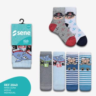Imagem de Kit Meia Kids Revenda 6 Pares Algodão Tam. 21 À 24 - LariBabyPelucias,