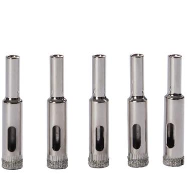 Imagem de Conjunto de brocas de diamante Drilax 0,95 cm cerâmica porcelana azulejo vidro garrafa orifício granito serra 5 peças pacote