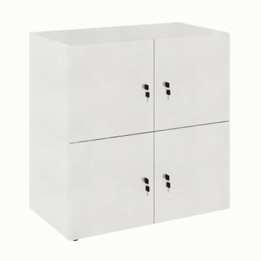 Imagem de Armário Locker Duplo Module 4 PT Cinza