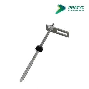 Imagem de Estrutura Telha Ondulada Viga De Madeira Para 4 Placas - Pratyc