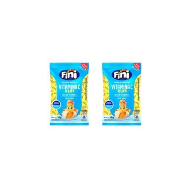 Imagem de Kit 2 Balas Fini Vitamina C Sabor Banana 2x18gr, Banana
