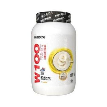 Imagem de W100 whey concentrato banana pt 900g nutrata