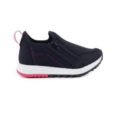Imagem de Tênis Infantil Feminino Klin Walk Preto Purpura - 2161030-Feminino