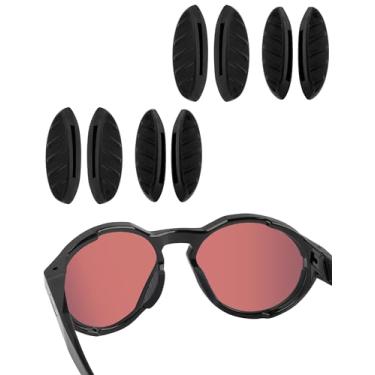 Imagem de Acefrog 2 pares de protetores de nariz atualizados para óculos de sol Oakley Clifden OO9440, Forager OO9421, Plazma OO9019, Plazma Asian Fit OO9019A, peça de reposição de nariz push-in, preto