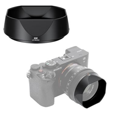 Imagem de JJC Para-sol de lente quadrada baioneta para Sony FE 24 mm f/2.8 G SEL24F28G, FE 50 mm F/2.5 G SEL50F25G, lente FE 40 mm F/2.5 G SEL40F25G, substitui o para-sol Sony ALC-SH165 ALC-SH166, sem vinheta