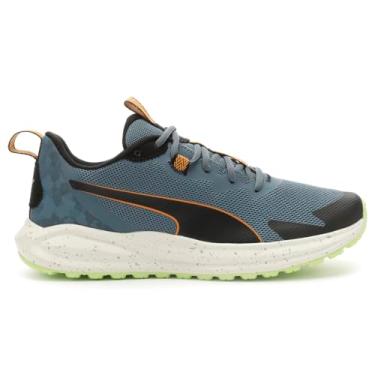 Imagem de PUMA Twitch Runner Trail Camuflagem masculina de corrida, Cinza-preto-laranja, 42