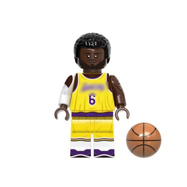 Imagem de Boneco Jogador Basquete Blocos De Montar