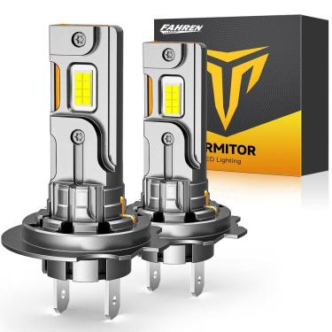 Imagem de Lâmpadas LED Termitor H7 26.000LM 6500K brancas 1:1 Farol de neblina x2