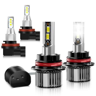 Imagem de Lâmpadas ZYRALUX compatíveis para Nissan Frontier 2005-2019 9007 + H11