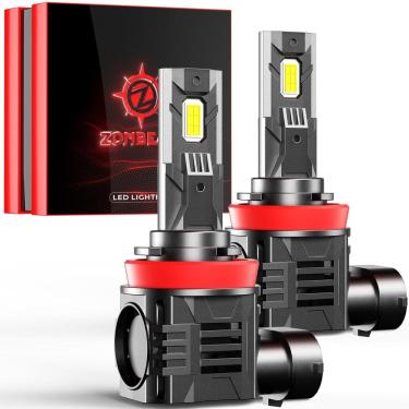 Imagem de Lâmpadas de neblina ZONBEAM 2025 Upgrade H11 33000lm 6000K Pacote com 2