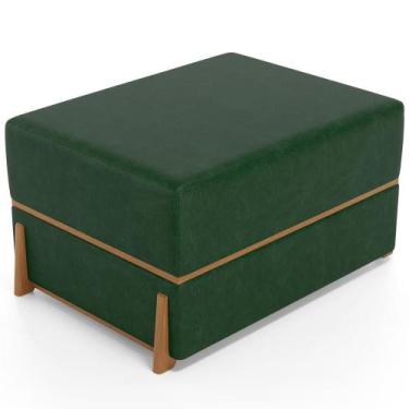 Imagem de Puff Decorativo Retangular Para Sala de Estar Domus L02 material sinté