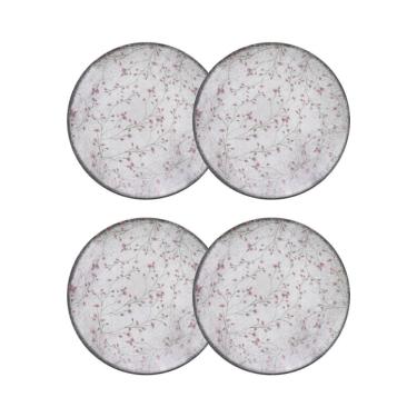 Imagem de Conjunto 4 Pratos Sobremesa 19cm Porcelana Floralis Tramontina