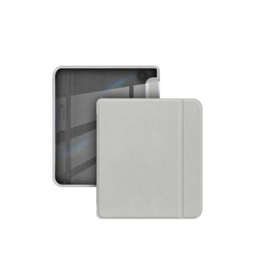 Imagem de Capa para Kobo Libra Colour/Kobo Libra 2 ebook 2024, design WUNIAK para Libra Cor/ebook 2024, PC rígido e poliuretano premium leve, fina, cinza espacial