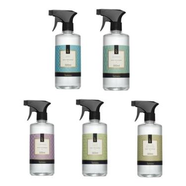 Imagem de Kit 5 Água Perfumada Para Tecidos Roupas Lençois Lojas Tapetes Bamboo 