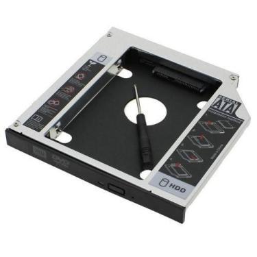 Imagem de Adaptador Dvd Para Hd Ou Ssd Notebook Hdd Drive Caddy 9,5mm Sata - bri