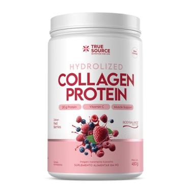 Imagem de Collagen Protein Bodybalance 450g – True Source | Colágeno Hidrolisado em Pó | Proteína Premium | Suplemento Clean Label (450, Red Berries)
