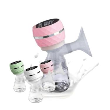 Imagem de Bomba Elétrica Portátil para Extração de Leite Materno, Silenciosa, 180ml, Recarregável USB, 3 Cores (Rosa)