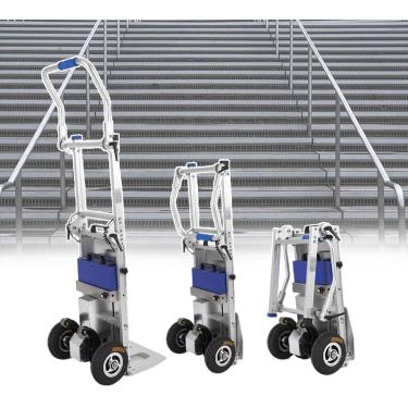 Imagem de Carrinho De Mão Para Subir Escadas Elétricas Dobrável Escalador De Escadas Elétrico Carrinho De Escalada Motorizado Adequado Para Famílias Pessoais Armazéns Distribuição Logística, A