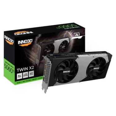 Imagem de Gpu INNO3D Geforce RTX 5060 TI 8GB 128BITS GDDR7 TWIN X2 N506T2-08D7-1
