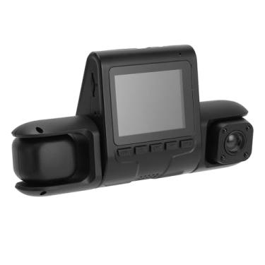 Imagem de Goshyda 3 Came de Traço de Lente Com Tela de 2 Polegadas e 170 ° de Largura | Gravação de 5MP HD Com Visão Noturna | Monitor de Movimento e Estacionamento para Segurança de Direção