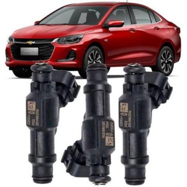Imagem de Kit 3 Bicos Injetores Onix 1.0 Flex 3Cc Turbo De 2020 À 2025