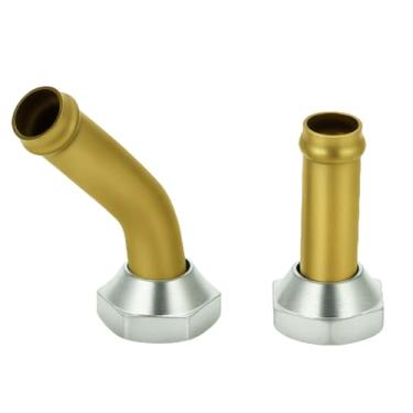 Imagem de Conector de tubo de óleo do refrigerador de transmissão compatível com Lexus GS300 1998-2005, GS400 1998-2000, 2 acessórios de linha de resfriamento de radiador (rosca M14 x 1,5)