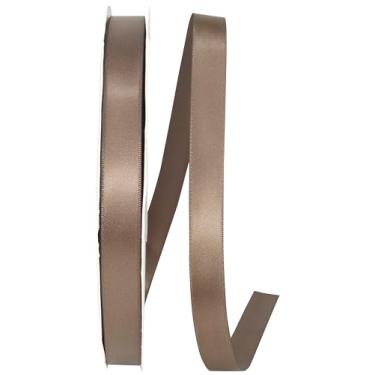 Imagem de Reliant Ribbon Fita de cetim com dupla face, cores modernas, verde-oliva escura