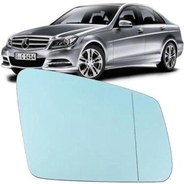 Imagem de Lente Espelho Retrovisor Mercedes C180 C200 C250 B200 Esq - HD