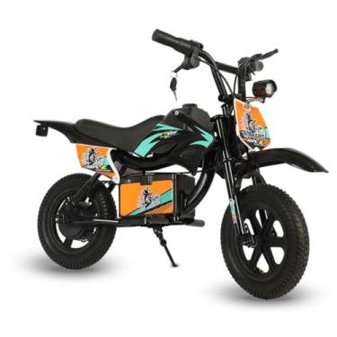 Imagem de Bang Toys - Moto Elétrica Infantil Trail Titan 24V - com Suspensão, Pneus de Borracha, Luzes de LED, Sons, Entrada USB/MP3, Indicador de Bateria - Suporta até 50kg - Cor Preta
