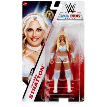 Imagem de WWE Mattel Tiffany Stratton Action Figure, Main Event Series #159, 6-inch Collectible Superstar with 14 Articulation Points & Life-Like Look