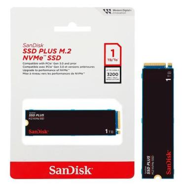 Imagem de Ssd 1Tb Sandisk Plus M.2 2280 Pcie 3.0 Nvme Sdssda3N1T00G26