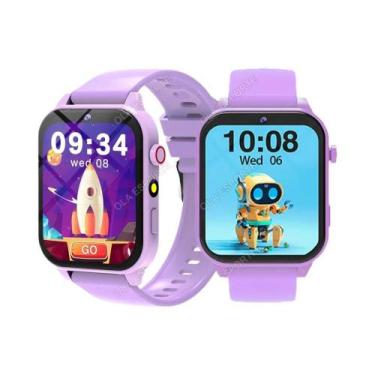 Imagem de Relógio Inteligente Infantil Com Tela Touch HD, Câmera, 18 Jogos, Moni