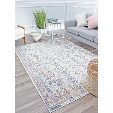 Imagem de Rugs America AT25A Tapete de área transitória vintage Flora de tecido 6 x 2 m