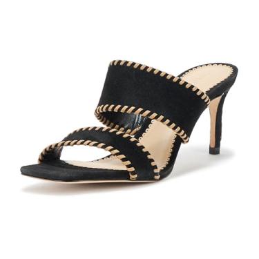 Imagem de Cinq à Sept Sandália feminina de salto alto, Preto/açúcar mascavo, 41