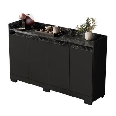 Imagem de Aparador Buffet Sala 4 Portas Luise - Diversas Cores - Lojas Comprou C