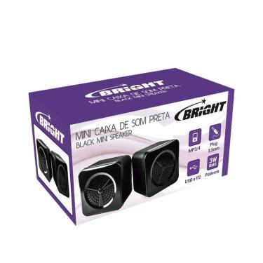 Imagem de Mini caixa de som usb bright