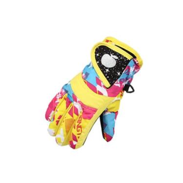 Imagem de Luvas de inverno para crianças meninos meninas neve luvas à prova de v