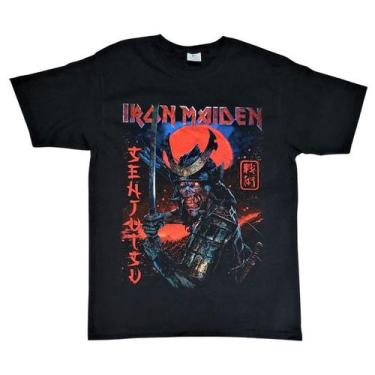Imagem de Camiseta Iron Maiden com estampa dupla Polar - Lightbek Official Store