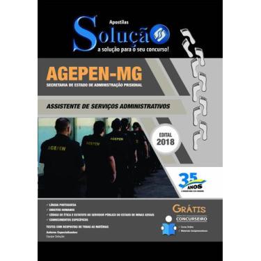 Imagem de Apostila Concurso SEAP/AGEPEN MG 2018 - Agente Penitenciário - Editora