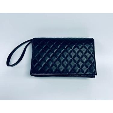 Imagem de Binocktails Bolsa de mão com frasco oculto (Preto), Comporta 800 ml, Frasco de Bolsa, Frasco de Saco de Vinho, Frasco para Mulheres, Bolsa de Vinho (Preta)