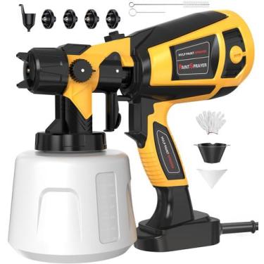 Imagem de Pulverizador de tinta MirrorZone 1000W elétrico com recipiente de 1400