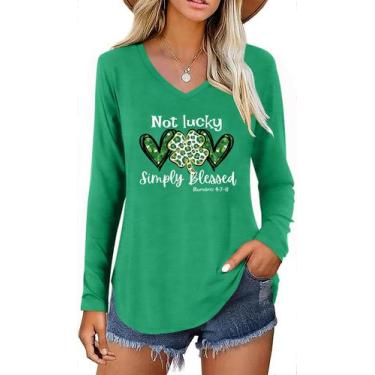 Imagem de Camisa Zylkor St Patrick's Day Let The Shenanigans Begin Women