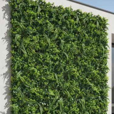 Imagem de 15 Placas de Folhagens Artificiais Jardins Verticais 1 Linha Decoração