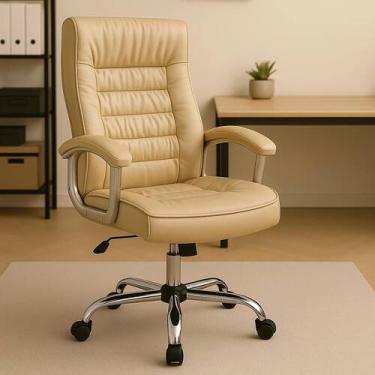 Imagem de Cadeira De Escritório Presidente Couro Big Office Monique - Lar Textil