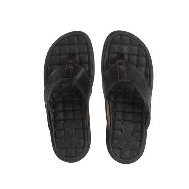Imagem de Chinelo Masculino Pegada Couro Anilina Cravo - 131281-02-Masculino
