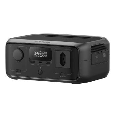 Imagem de EF ECOFLOW Estação de Energia Portátil RIVER 3, Bateria LiFePO4 230Wh, Saída AC 300W até 600W, UPS <20ms, Carregamento Rápido de 1H, Gerador Solar para Uso em Externos/Acampamento/Casa(Tomada BR 120V)