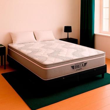 Imagem de Cama Box Baú Queen Preto E Colchão Ibiza Molas Vstore