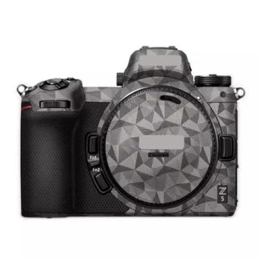 Imagem de Z 5 Película protetora para o corpo da câmera Película adesiva para Nikon Z5 Vinil Wrap Film Mirrorless (Triângulo Titânio)