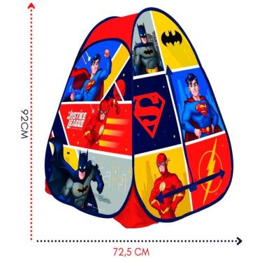 Imagem de Barraca Infantil Portátil Liga da Justiça Zippy Toys 7464