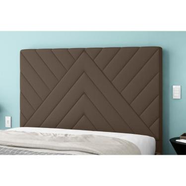 Imagem de Painel De Cama Box Estofada Queen Sky Plus Chumbo - Simbal